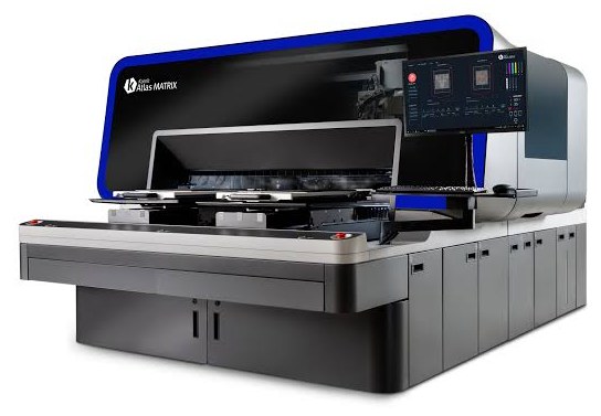 La stampante Kornit Atlas MATRIX che usiamo per stampare i capi INTSYDE