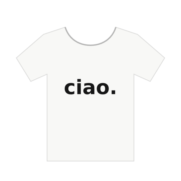 Ciao.